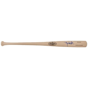 Manny Ramirez Signed Louisville Slugger Pro Stock Blonde Baseball Bat - (Beckett)