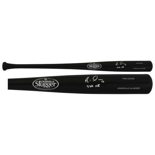 Aramis Ramirez Signed Louisville Slugger Pro Stock Black Baseball Bat w/386 HR - Image 2