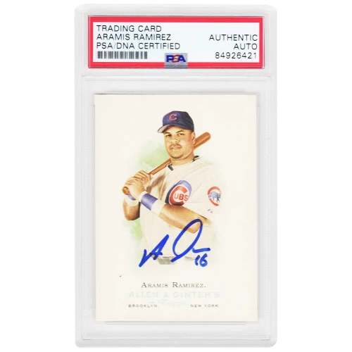 Aramis Ramirez Signed Chicago Cubs 2006 Allen & Ginter Baseball Card #230 - (PSA Encapsulated)