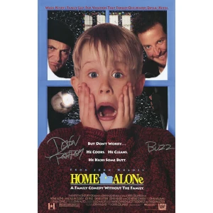 Devin Ratray Signed Home Alone 11x17 Movie Poster w/Buzz