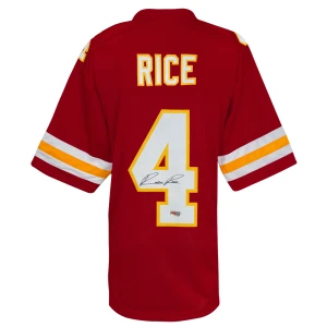 Rashee Rice Signed Red Custom Football Jersey