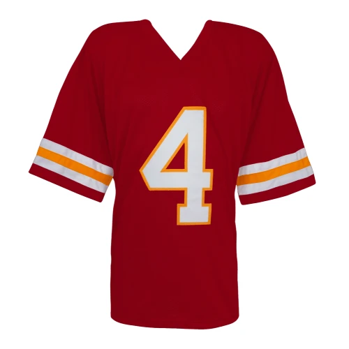 Rashee Rice Signed Red Custom Football Jersey - Image 3