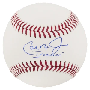 Cal Ripken Jr. Signed Rawlings Official MLB Baseball w/Ironman - (Fanatics)
