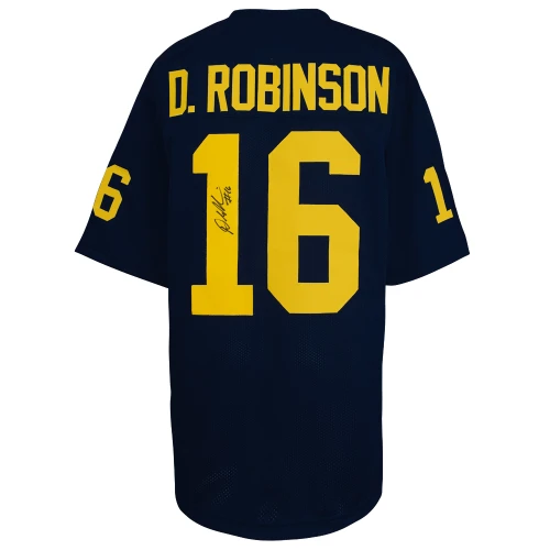 Denard Robinson Signed Navy Custom Football Jersey