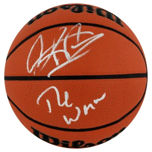 Dennis Rodman Signed Wilson Indoor/Outdoor NBA Basketball w/The Worm