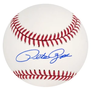 Pete Rose Signed Rawlings Official MLB Baseball