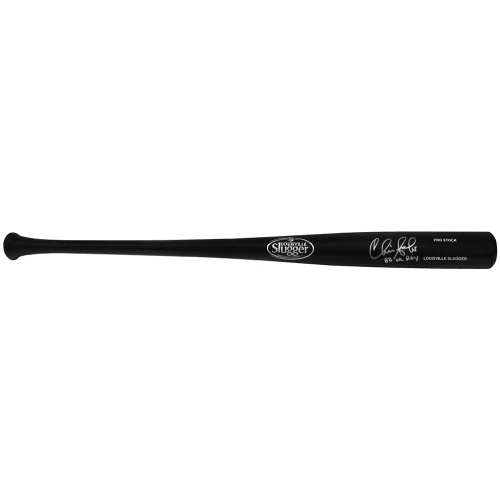 Chris Sabo Signed Louisville Slugger Pro Stock Black Baseball Bat w/88 NL ROY - Image 2