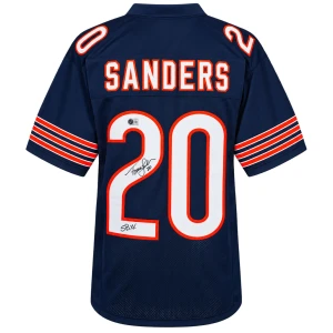 Thomas Sanders Signed Navy Custom Football Jersey w/SB XX - (Beckett)