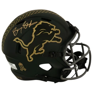 Barry Sanders Signed Detroit Lions SALUTE 2025 Riddell Full Size Speed Replica Helmet