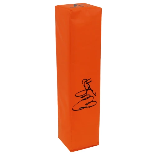 Warren Sapp Signed BSN Orange Football Endzone Pylon