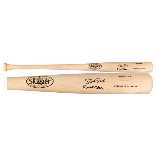 Steve Sax Signed Louisville Slugger Pro Stock Blonde Baseball Bat w/5x All Star - Image 2