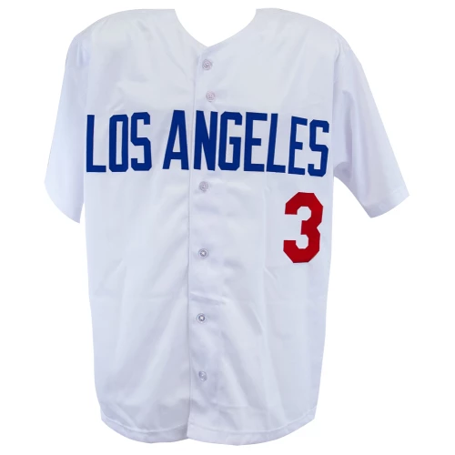 Steve Sax Signed White Custom Baseball Jersey w/82 NL ROY - Image 3
