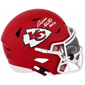 Will Shields Signed Kansas City Chiefs Riddell Mid-Size (MIDI) SpeedFlex Helmet w/HOF'15