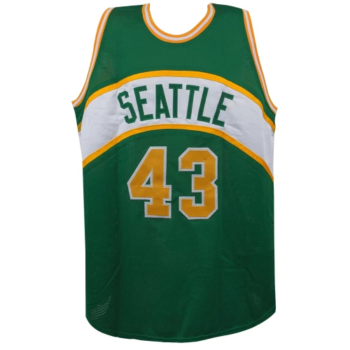 Jack Sikma Signed Green Throwback Custom Basketball Jersey w/HOF'19 - Image 2