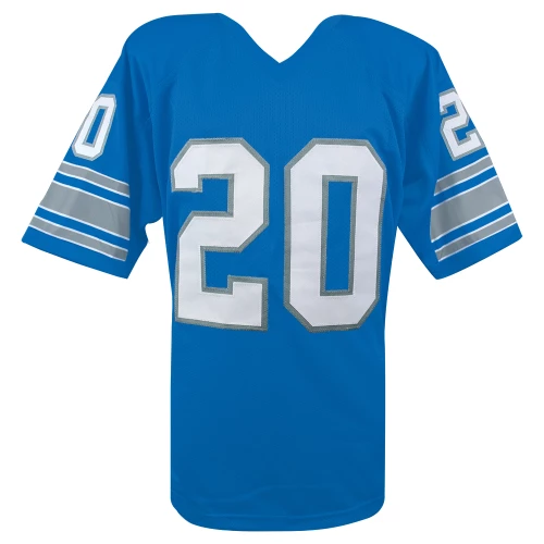 Billy Sims Signed Blue Custom Football Jersey w/80 ROY - Image 2