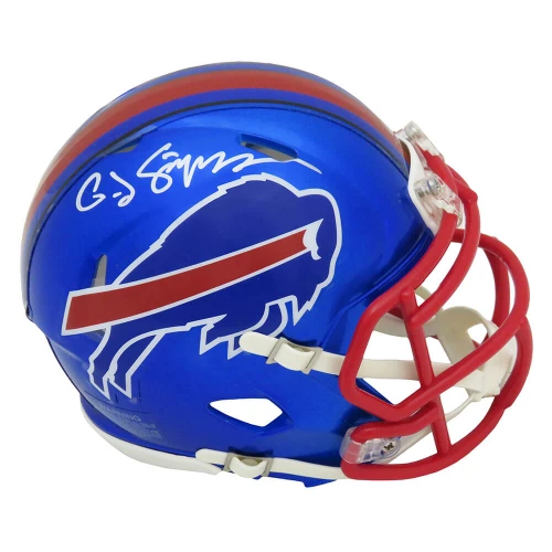 O.J. Simpson Signed Buffalo Bills FLASH Riddell Speed Mini Helmet