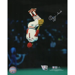 Ozzie Smith Signed St Louis Cardinals Flip Action 8x10 Photo - (Fanatics)
