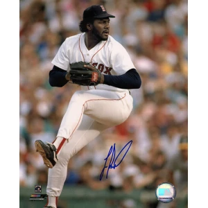 Lee Smith Signed Boston Red Sox Pitching Action 8x10 Photo