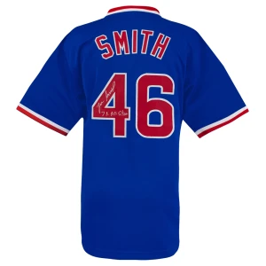 Lee Smith Signed Blue Custom Baseball Jersey w/7x All Star