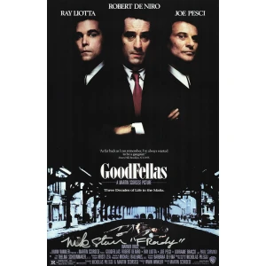 Mike Starr Signed Goodfellas 11x17 Movie Poster w/Frenchy