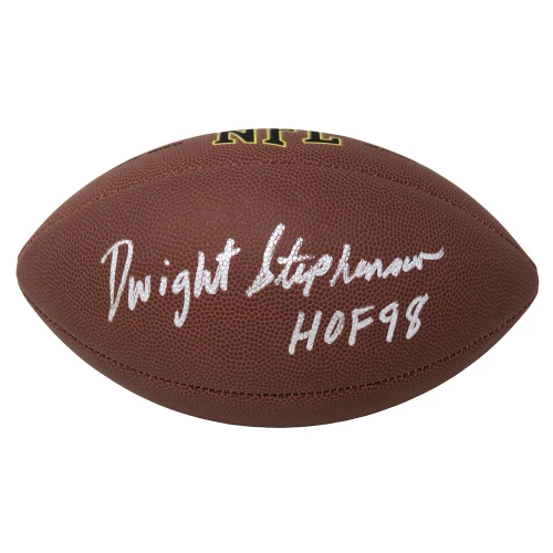 Dwight Stephenson Signed Wilson Super Grip Full Size NFL Football w/HOF'98