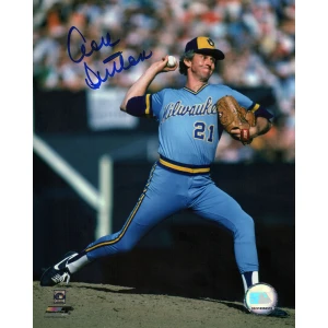 Don Sutton Signed Milwaukee Brewers Pitching 8x10 Photo