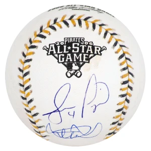 Ichiro Suzuki & Jose Lopez Dual Signed Rawlings 2006 All Star Game Logo Baseball - (Beckett)