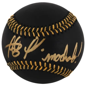 Fernando Tatis Jr. Signed Rawlings Black MLB Baseball w/Machalo - (JSA)