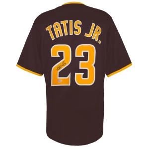 Fernando Tatis Jr. Signed Brown Custom Baseball Jersey - (Beckett)