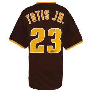 Fernando Tatis Jr. Signed Brown Custom Jersey - (Beckett)