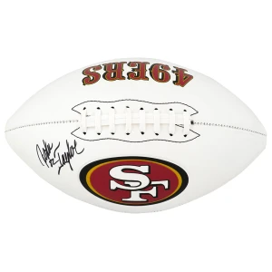 John Taylor Signed San Francisco 49ers Franklin White Logo Football