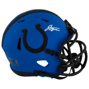 Jonathan Taylor Signed Indianapolis Colts RAVE Riddell Speed MIni Helmet