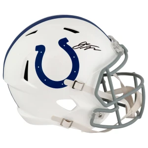 Jonathan Taylor Signed Indianapolis Colts Riddell Full Size Speed Replica Helmet