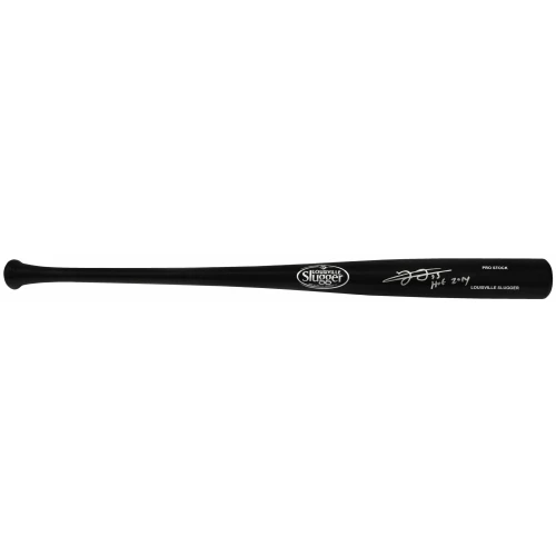 Frank Thomas Signed Louisville Slugger Pro Stock Black Baseball Bat w/HOF 2014 - Image 2