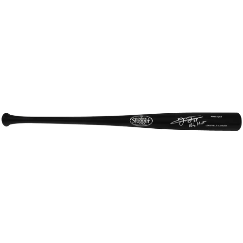 Frank Thomas Signed Louisville Slugger Pro Stock Black Baseball Bat w/Big Hurt - Image 2