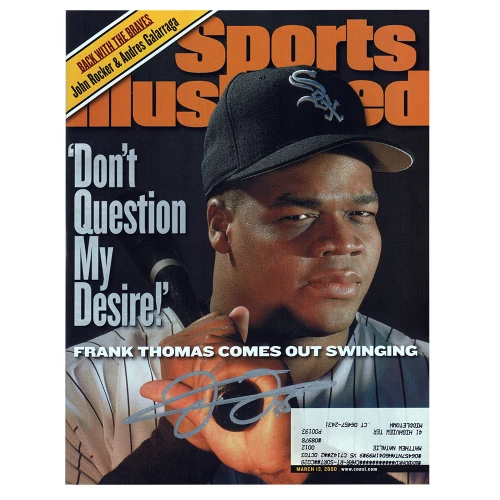 Frank Thomas Signed Chicago White Sox Sports Illustrated 3/13/00 Original Magazine