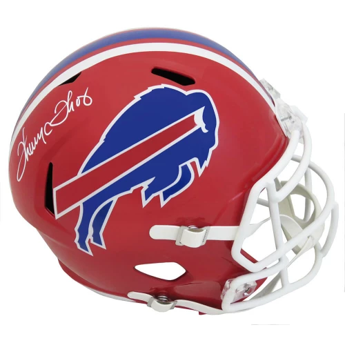 Thurman Thomas Signed Buffalo Bills Throwback Riddell Full Size Speed Replica Helmet