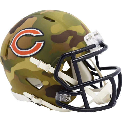 Chicago Bears Camo Riddell Speed Mini Football Helmet