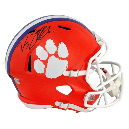 DJ Uiagalelei Signed Clemson Tigers Riddell Full Size Speed Replica Helmet - (Fanatics)