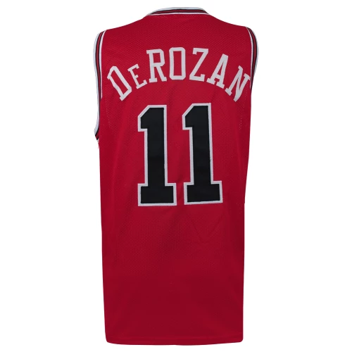 DeMar DeRozan Red Custom Basketball Jersey (Size X-Large)