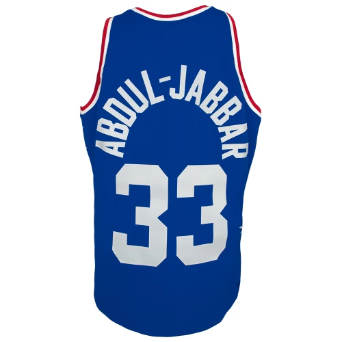 Kareem Abdul Jabbar 1985 NBA All Star Game Blue Mitchell & Ness (M&N) NBA Swingman Basketball Jersey (Size XL)