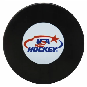 USA Hockey Logo Hockey Puck