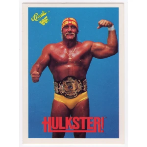 Hulk Hogan 1990 Classic WWF Wrestling Trading Card #125 - (Lot of 6)