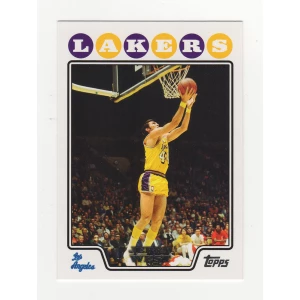 Jerry West Los Angeles Lakers 2008 Topps Basketball Trading Card #180 (LOT of 5)