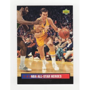 Jerry West Los Angeles Lakers 1993 Upper Deck NBA All-Star Heroes Basketball Trading Card #10 (LOT of 21)