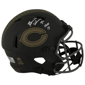 Brian Urlacher Signed Chicago Bears SALUTE 2025 Riddell Full Size Speed Replica Helmet w/HOF'18