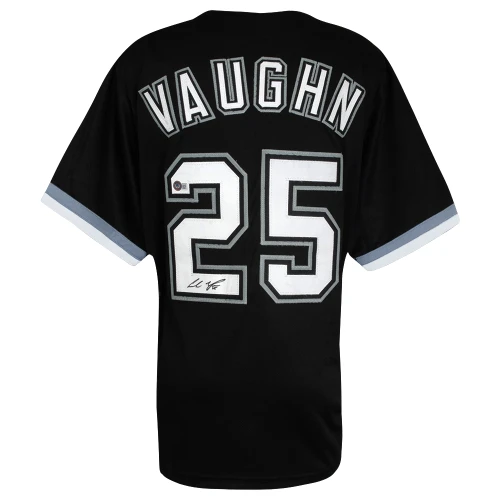 Andrew Vaughn Signed Black Custom Baseball Jersey - (Beckett)