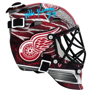 Mike Vernon Signed Detroit Red Wings Mini Hockey Goalie Mask