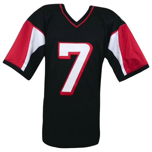 Michael Vick Signed Black Throwback Custom Football Jersey - Image 3