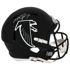 Michael Vick Signed Atlanta Falcons T/B (1990-2002 Style) Riddell Full Size Speed Replica Helmet